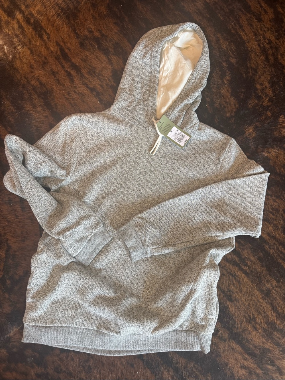 Goodfellow gray hooded sweatshirt/sweater. Medium. Soft and cozy.